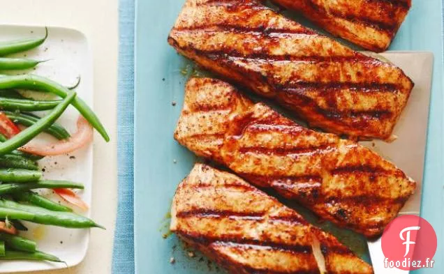 Saumon avec Frottement Sucré et Épicé