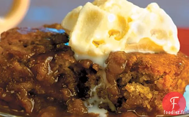 Gâteau au Pudding à la Banane Et au Caramel