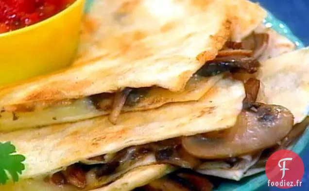 Quesadillas aux Champignons