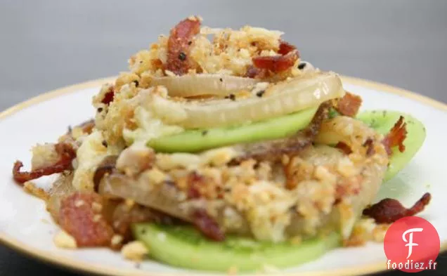 Gratin de Tomates Vertes et Oignons Vidalia