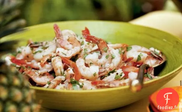 Camarones con Hierbas y Cítricos (Crevettes aux Agrumes)