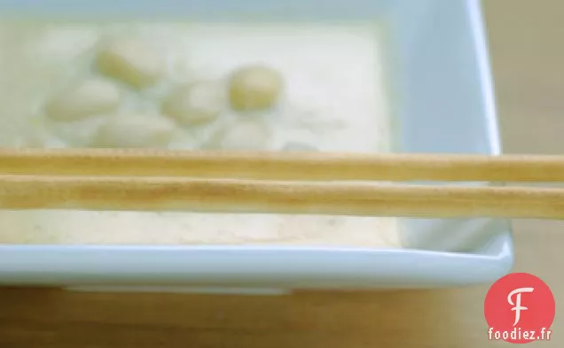 Soupe Aux Haricots De Lima Et Aux Artichauts