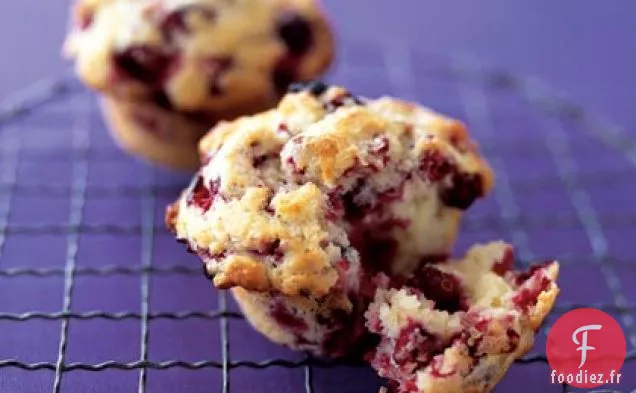 Muffins aux Canneberges et aux Agrumes