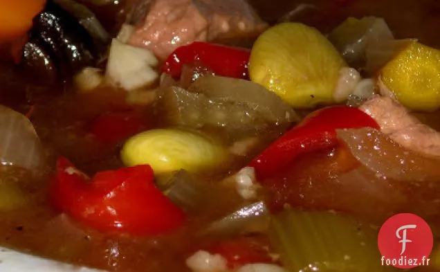 Ragoût de Bœuf, Légumes et Orge à la mijoteuse