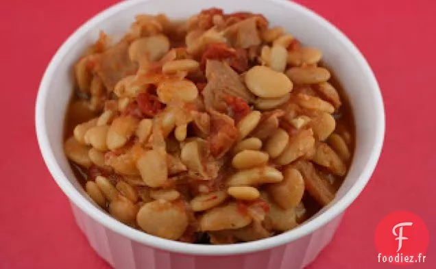 Recette de Mijoteuse au Cassoulet aux Haricots de Lima
