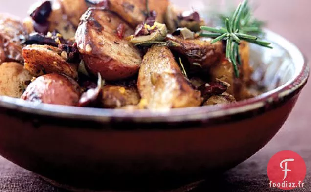 Pommes de Terre Rôties à la Tapenade aux Agrumes