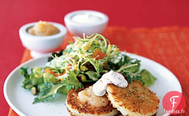 Crêpes de Pommes De Terre Au Parmesan