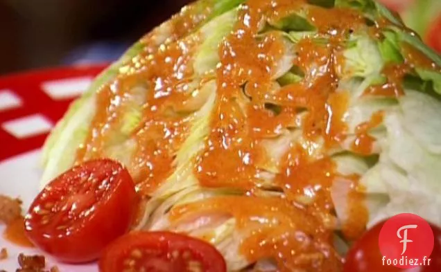 Salade en Coin avec Vinaigrette Française Maison