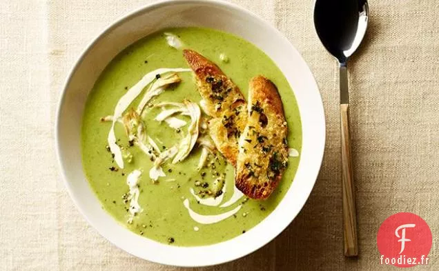 Soupe César au Poulet