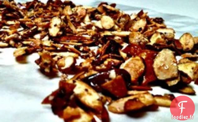 Garniture de Salade d'Amandes Grillées Sucrées