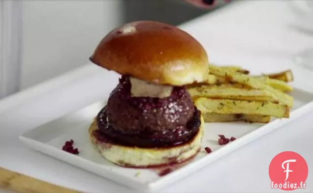 Hamburger au Portobello et Pâté de Surlonge