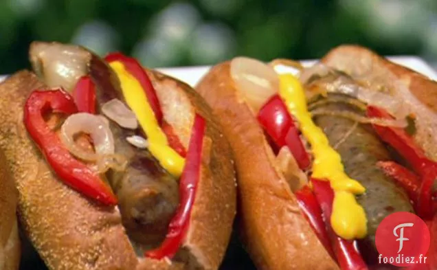 Brats de Bière de Style Midwest