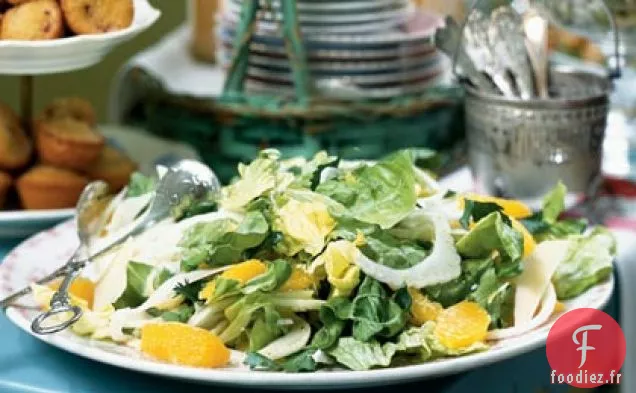 Salade de Fenouil, Orange et Parmesan