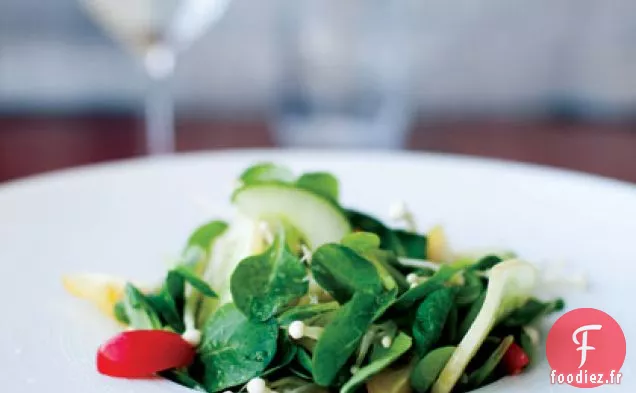 Mâche aux Concombres au Citron d'Été et au Litchi