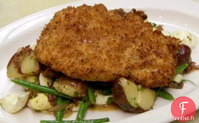 Poulet de Dijon Au Miel, Salade de Pommes de Terre Tiède