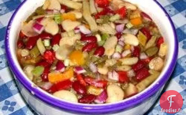Salade de Quatre Haricots Colorés