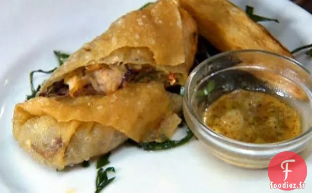 Rouleau de Printemps d'Écrevisses