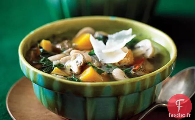 Riz Sauvage, Courge Musquée et Ragoût de Cannellini