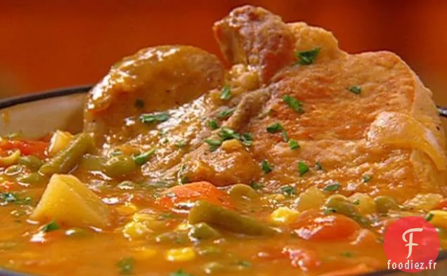 Soupe aux Légumes Côtelette de Porc Frite de Grand-Mère Neely