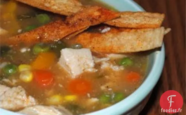Soupe au Poulet au Sud de La Frontière
