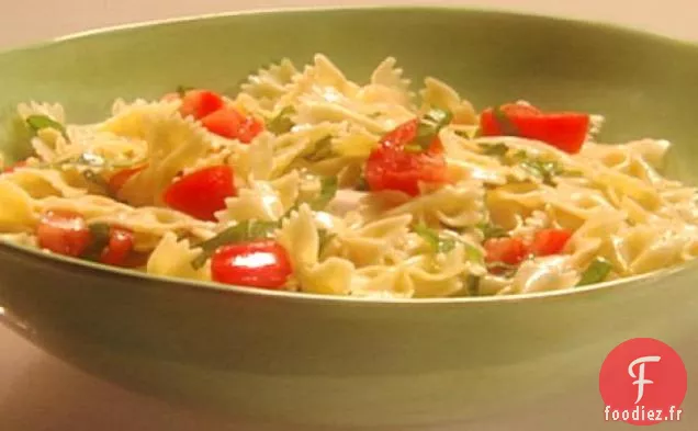 Salade de Pâtes au Citron Et au Basilic