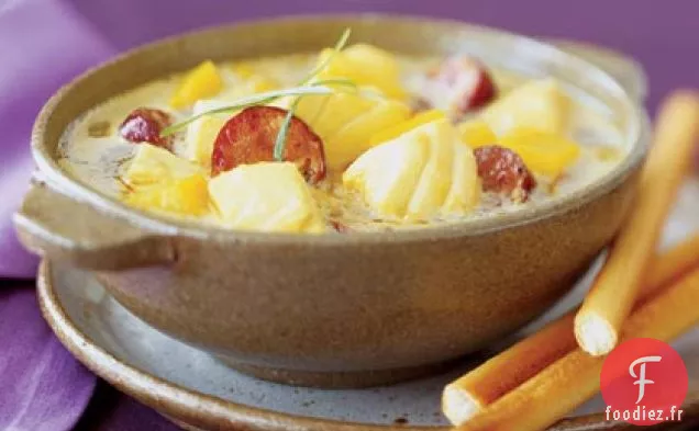 Chaudrée de Flétan et Patate Douce