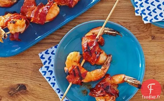 Crevettes Enveloppées de Bacon
