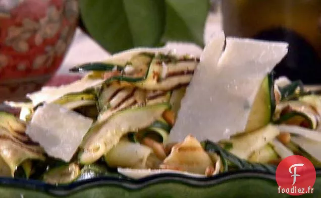 Salade de Ruban de Courgettes Grillées