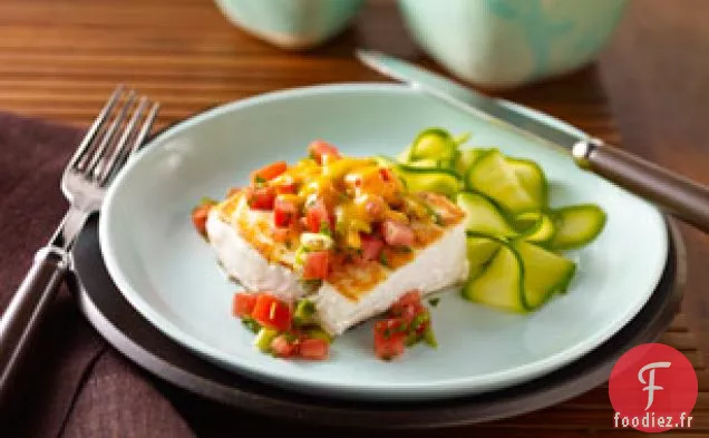 Flétan à la Poêle Salsa