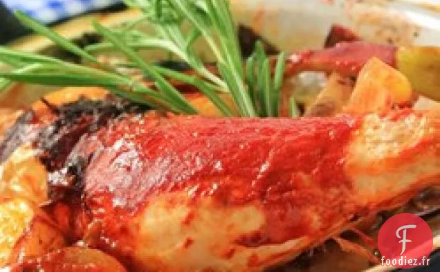 Poulet mijoté à la Tomate et au Fenouil