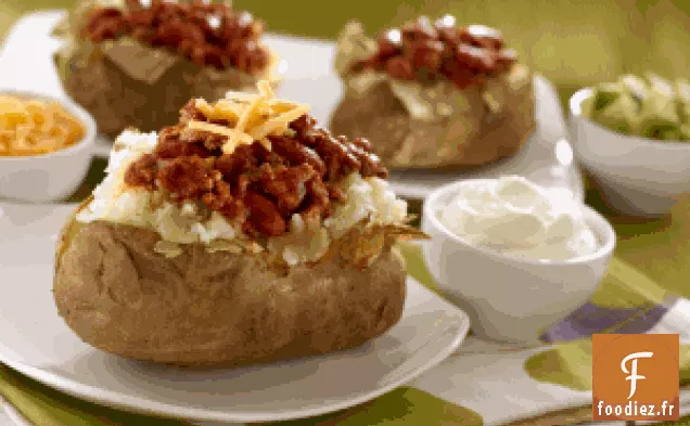 Pommes De Terre au Four Farcies au Chili