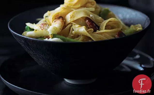 Nouilles Malaisiennes au Crabe et à la Saucisse (Penang Char Kway Teow)