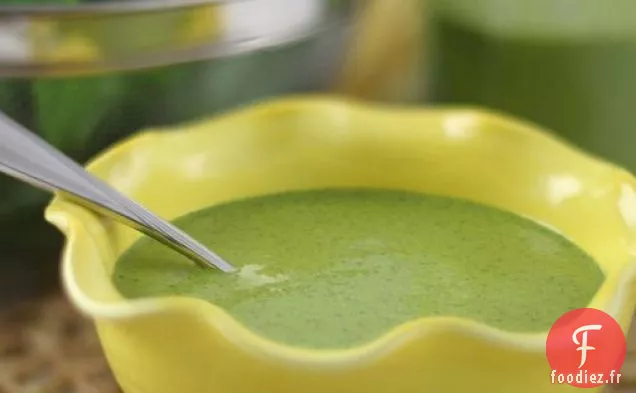 Soupe Miso Aux Épinards Et Germes De Soja