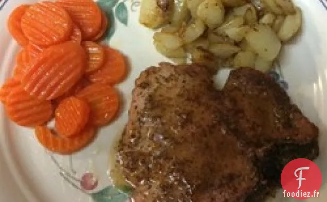 Côtelettes de Porc au Miel de Dijon