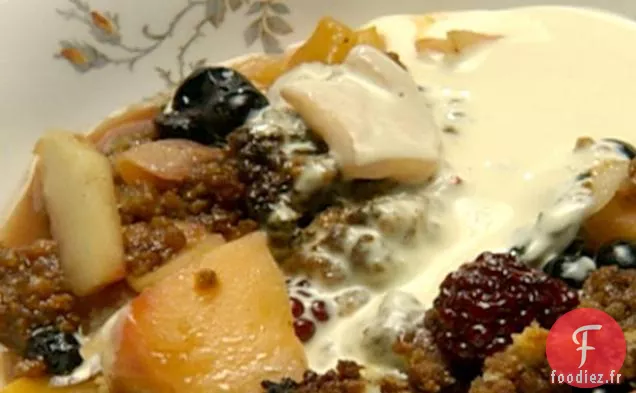 Crumble Melon et Baies de Pomme