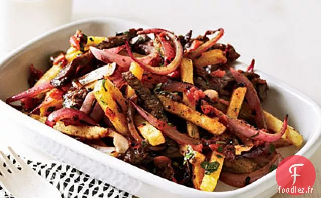 Sauté de Steak Péruvien et de Pommes de Terre