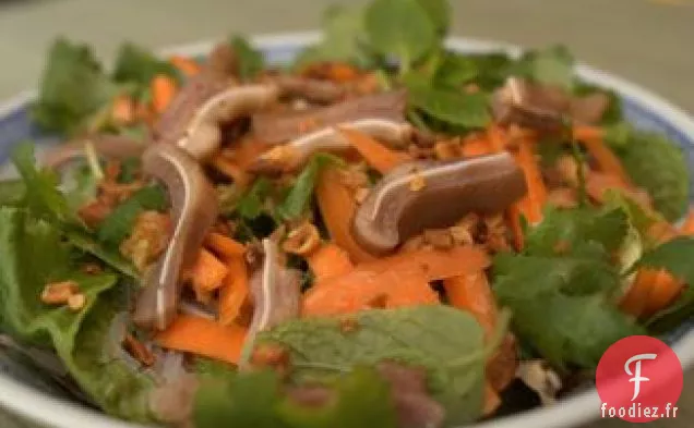 Salade d'Oreilles De Porc Épicées à La Vietnamienne