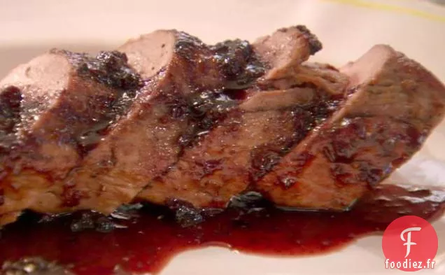 Filet de Porc aux Myrtilles Épicé
