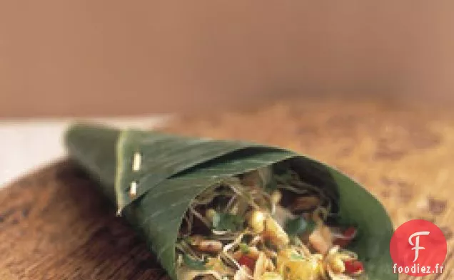 Pomme De Terre Assaisonnée Épicée Chaat Ratnesh Dans Un Cône