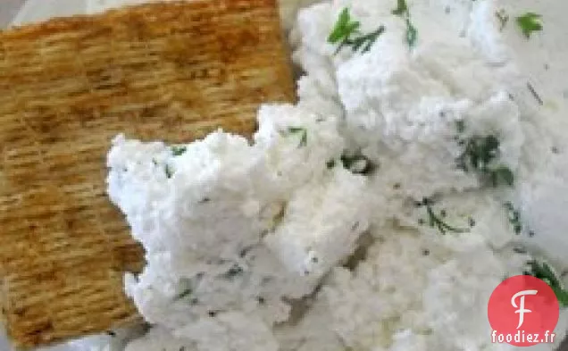 Fromage de Chèvre à l'Ail et au Basilic