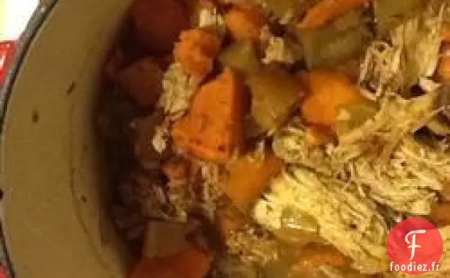Cuisson au Poulet et Patate Douce
