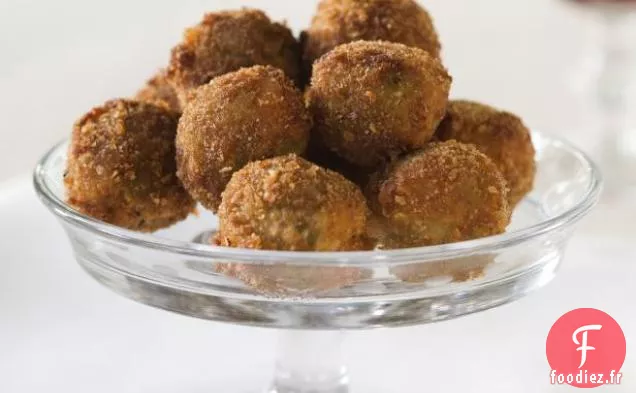 Olives Croustillantes Farcies à la Saucisse