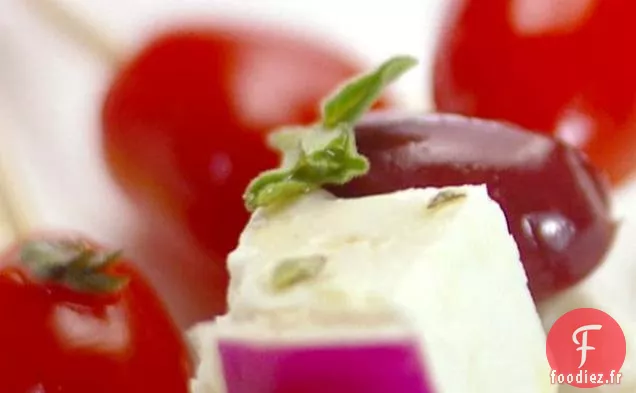 Salade Grecque en Brochettes