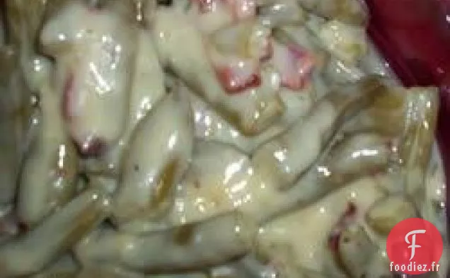 Haricots Verts avec Vinaigrette au Bacon