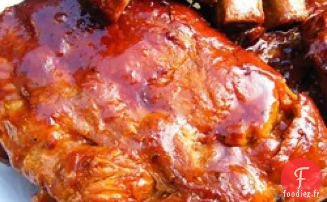 Côtes Levées de Barbecue à la Mijoteuse