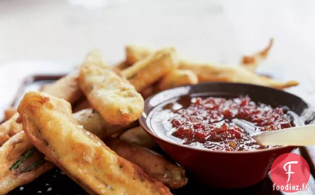 Gombo frit à la Sauce Chili Sucrée