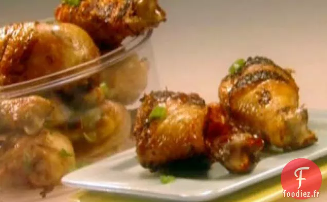 Cuisses De Poulet Grillées À la Coriandre Et au Citron Vert