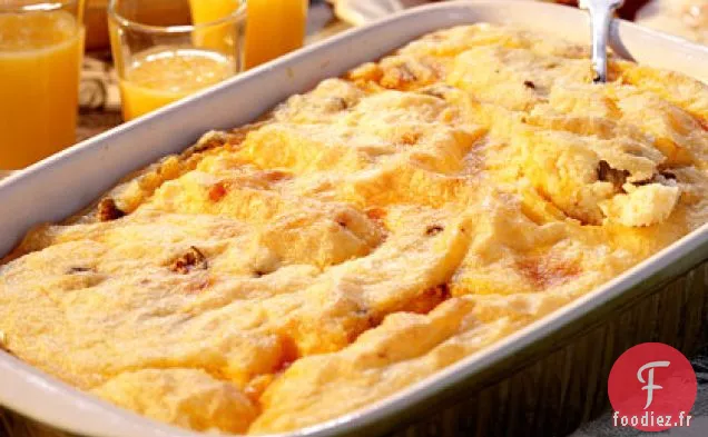 Polenta au four avec du fromage et du Gombo