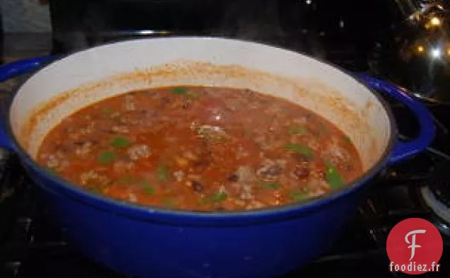 Jerk Chili À la Dinde Avec Gombo Frit