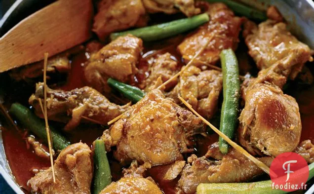 Fricassée de Poulet et de Gombo